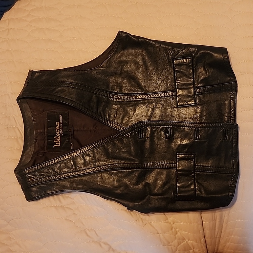 Wilson Leather Vest